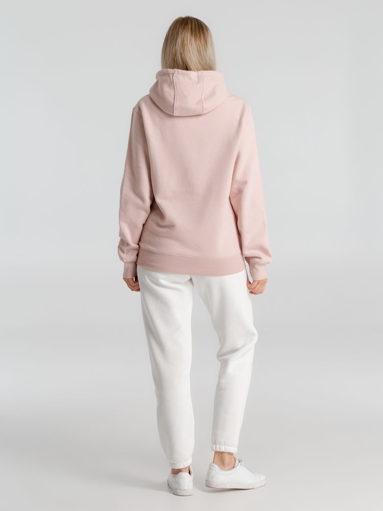 Толстовка с капюшоном унисекс King, розовая — изображение 7