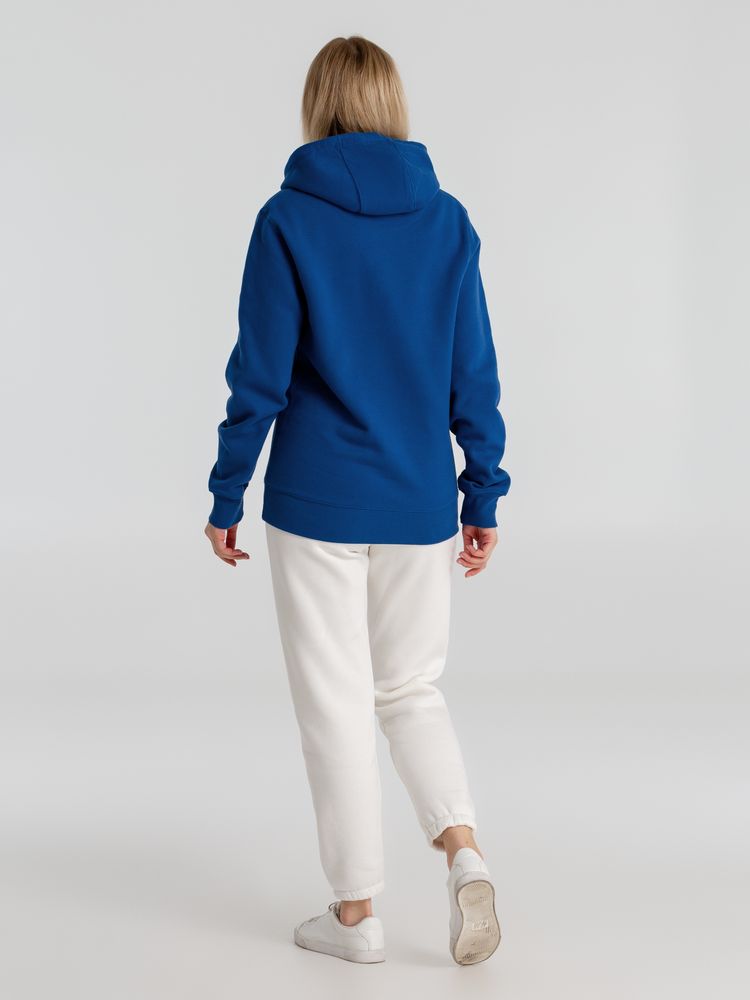 Толстовка с капюшоном унисекс King, ярко-синяя — изображение 8