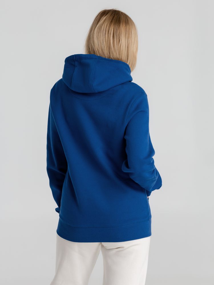 Толстовка с капюшоном унисекс King, ярко-синяя — изображение 5