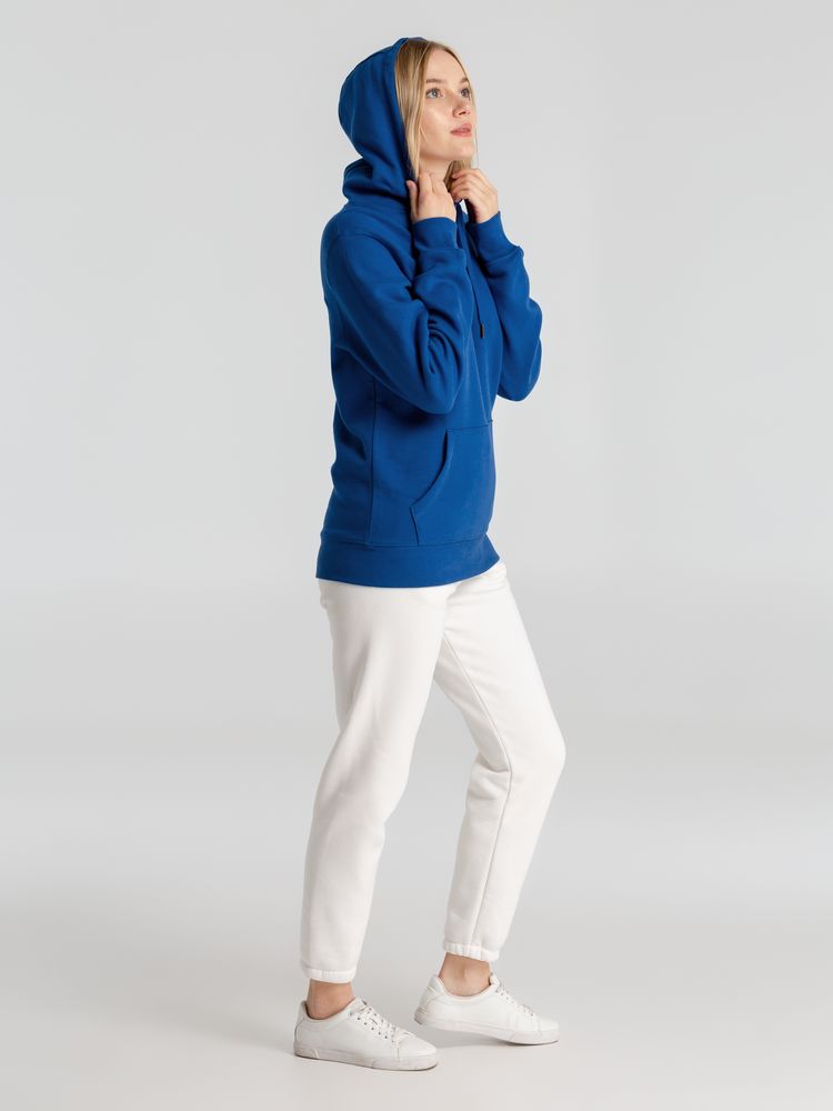 Толстовка с капюшоном унисекс King, ярко-синяя — изображение 7