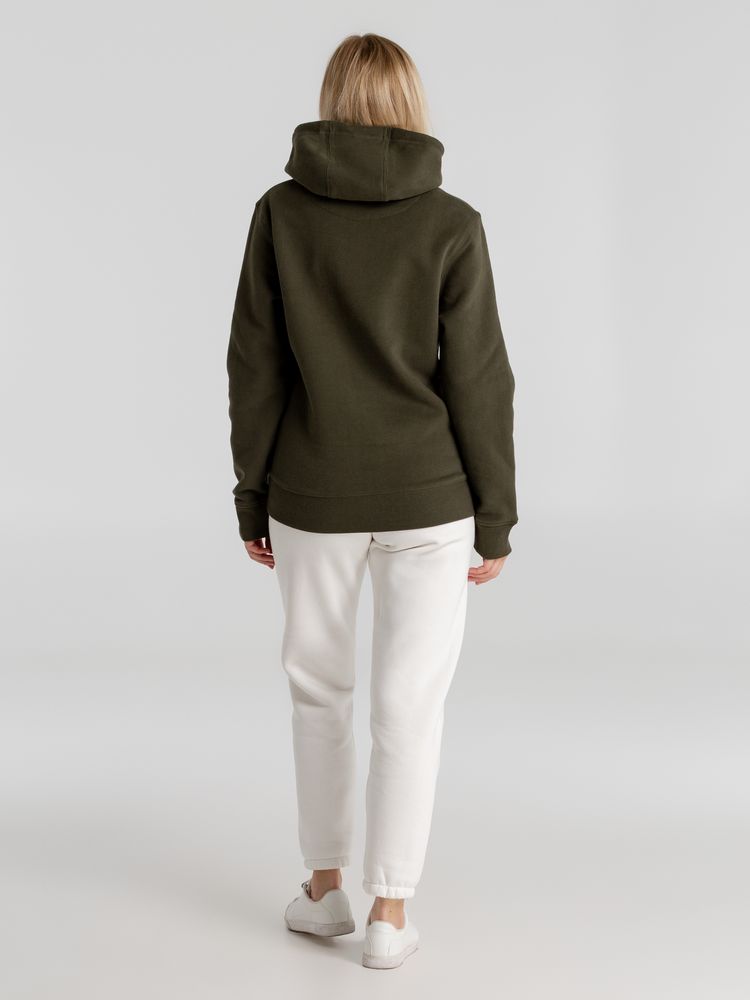 Толстовка с капюшоном унисекс King, хаки — изображение 11