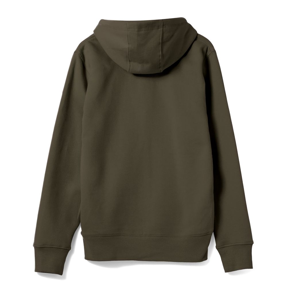 Толстовка на молнии с капюшоном унисекс King, хаки — изображение 3