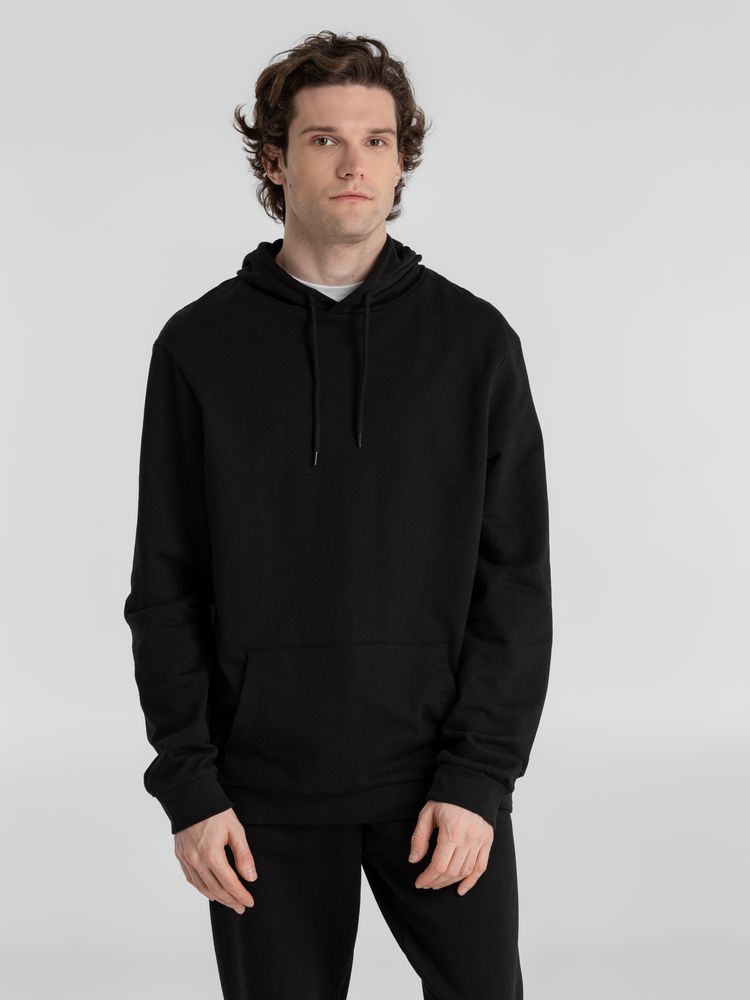 Толстовка с капюшоном унисекс Hoodie, черная — изображение 7