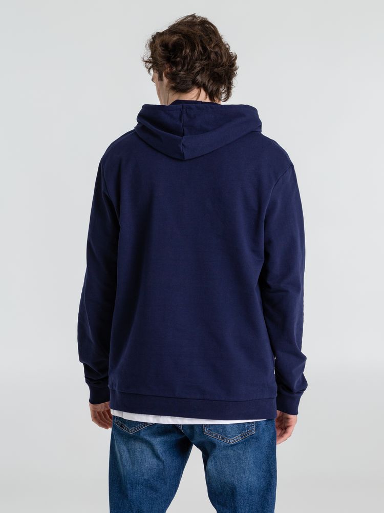Толстовка с капюшоном унисекс Hoodie, темно-синяя — изображение 13