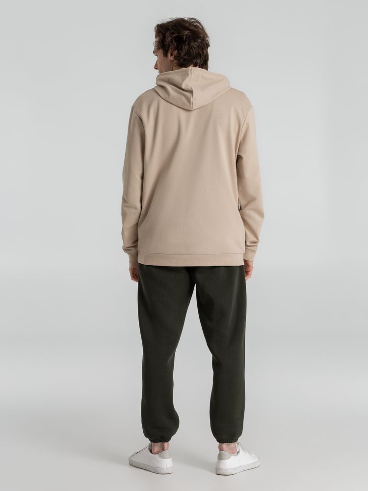 Толстовка с капюшоном унисекс Hoodie, бежевая — изображение 10