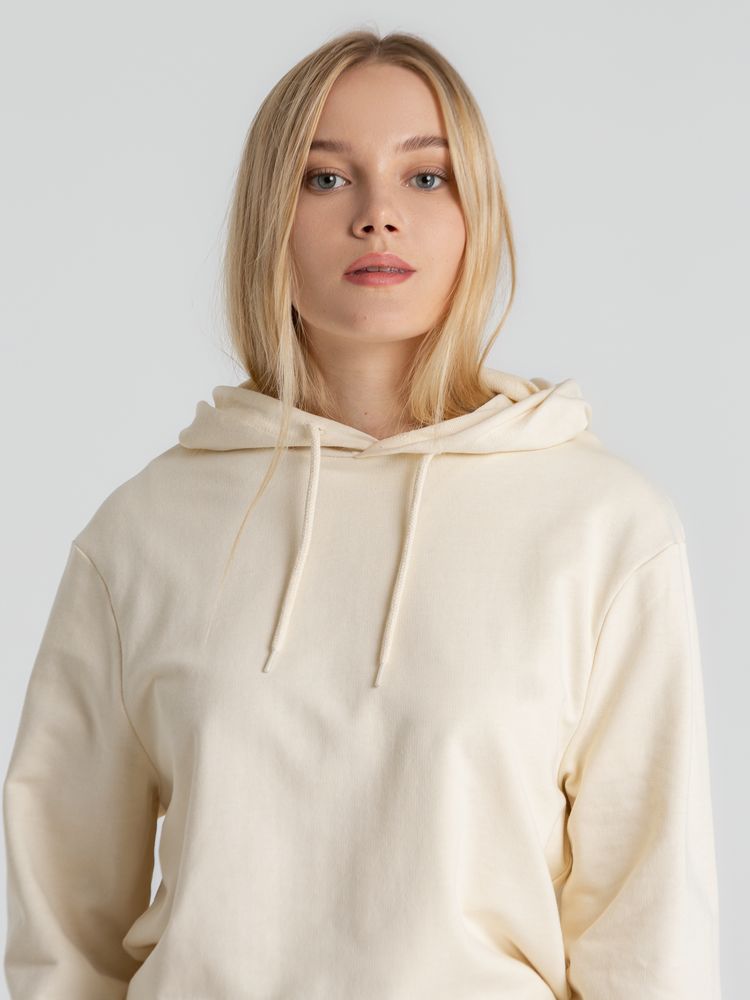 Толстовка с капюшоном унисекс Hoodie, светло-желтая — изображение 7
