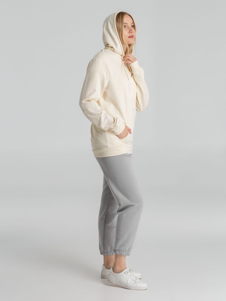 Толстовка с капюшоном унисекс Hoodie, светло-желтая — изображение 9