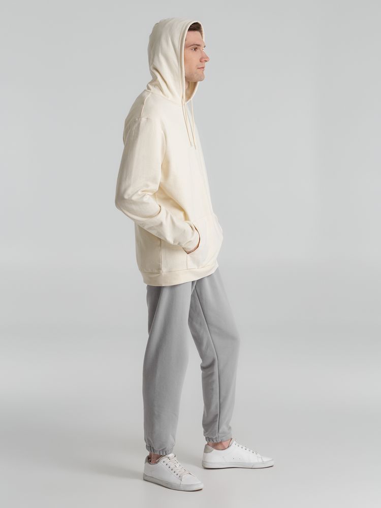 Толстовка с капюшоном унисекс Hoodie, светло-желтая — изображение 13