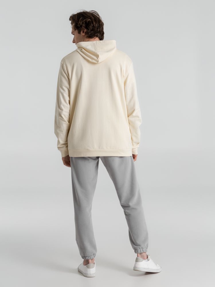 Толстовка с капюшоном унисекс Hoodie, светло-желтая — изображение 14