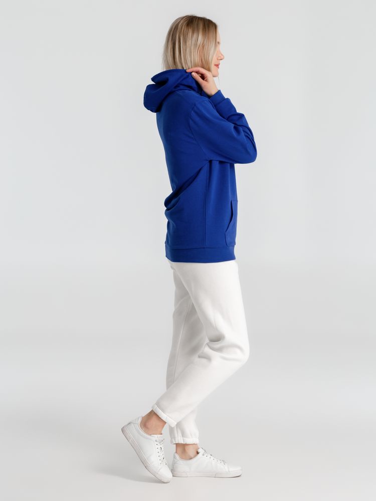 Толстовка с капюшоном унисекс Hoodie, ярко-синяя — изображение 10