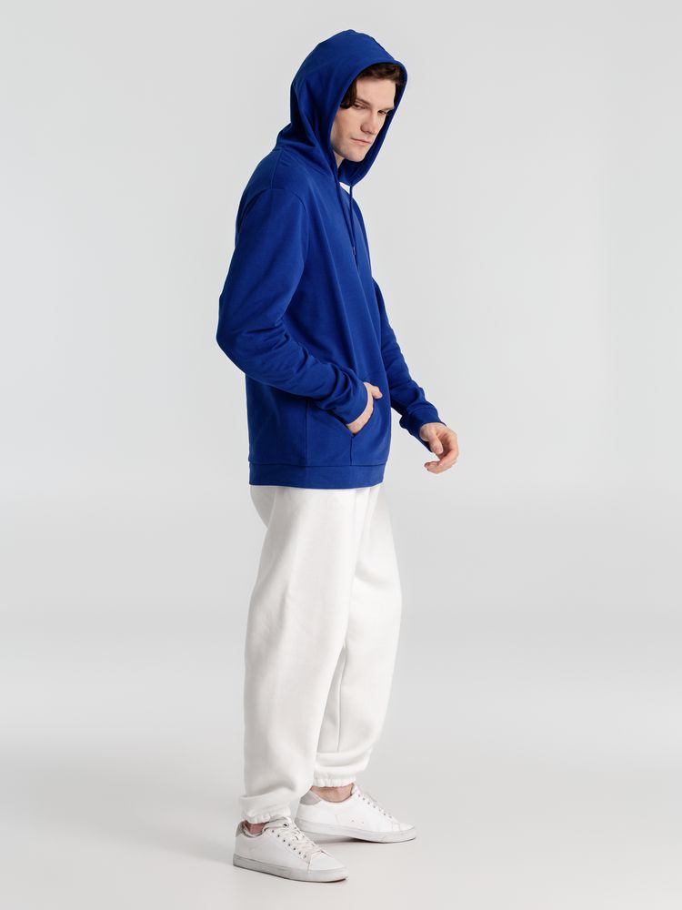 Толстовка с капюшоном унисекс Hoodie, ярко-синяя — изображение 15