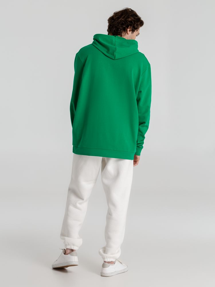 Толстовка с капюшоном унисекс Hoodie, зеленая — изображение 14