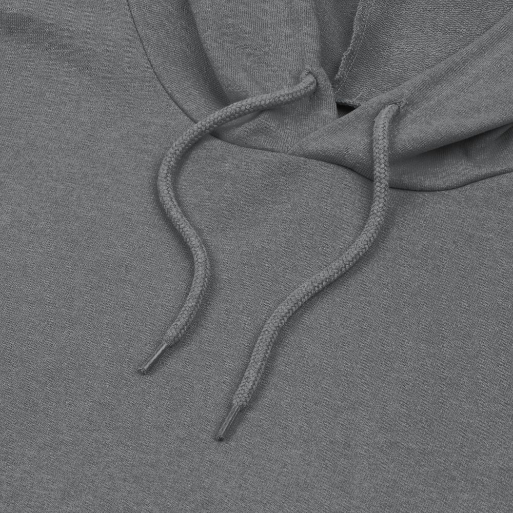 Толстовка с капюшоном унисекс Hoodie, серая (стальная) — изображение 4