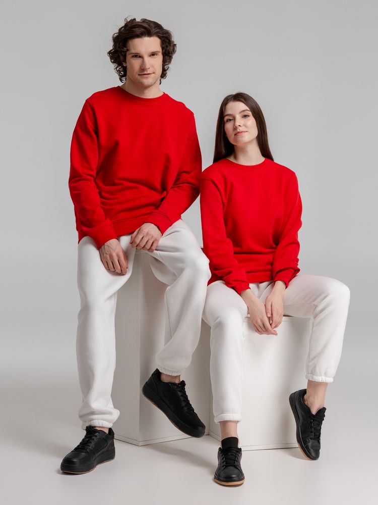 Свитшот унисекс BNC Inspire (Organic), красный — изображение 14