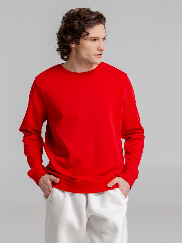 Свитшот унисекс BNC Inspire (Organic), красный — изображение 6