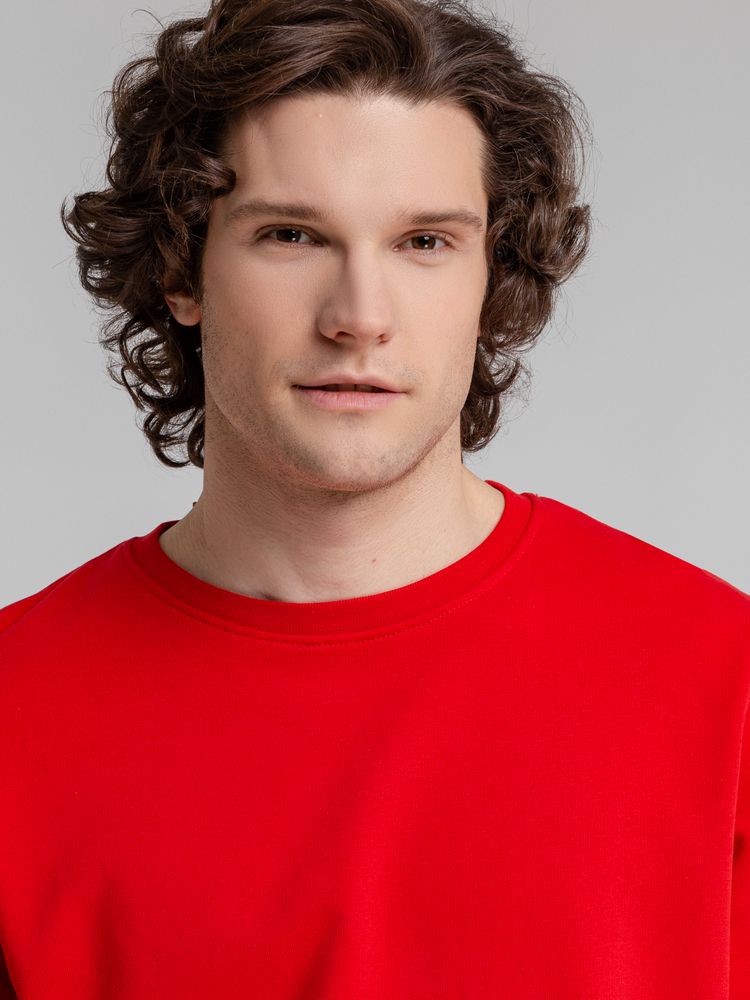 Свитшот унисекс BNC Inspire (Organic), красный — изображение 9