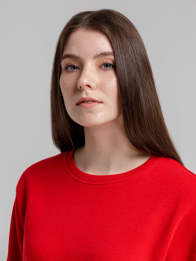 Свитшот унисекс BNC Inspire (Organic), красный — изображение 13