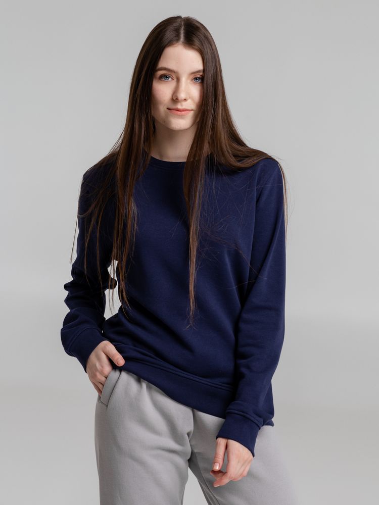 Свитшот унисекс BNC Inspire (Organic), темно-синий — изображение 10