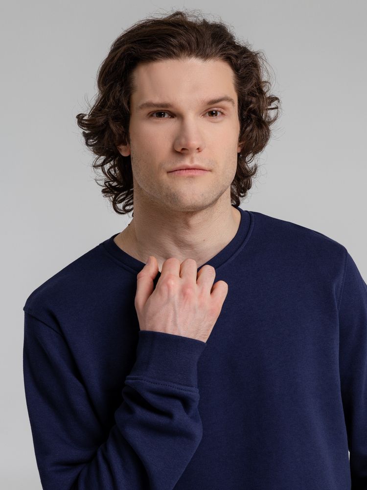 Свитшот унисекс BNC Inspire (Organic), темно-синий — изображение 9