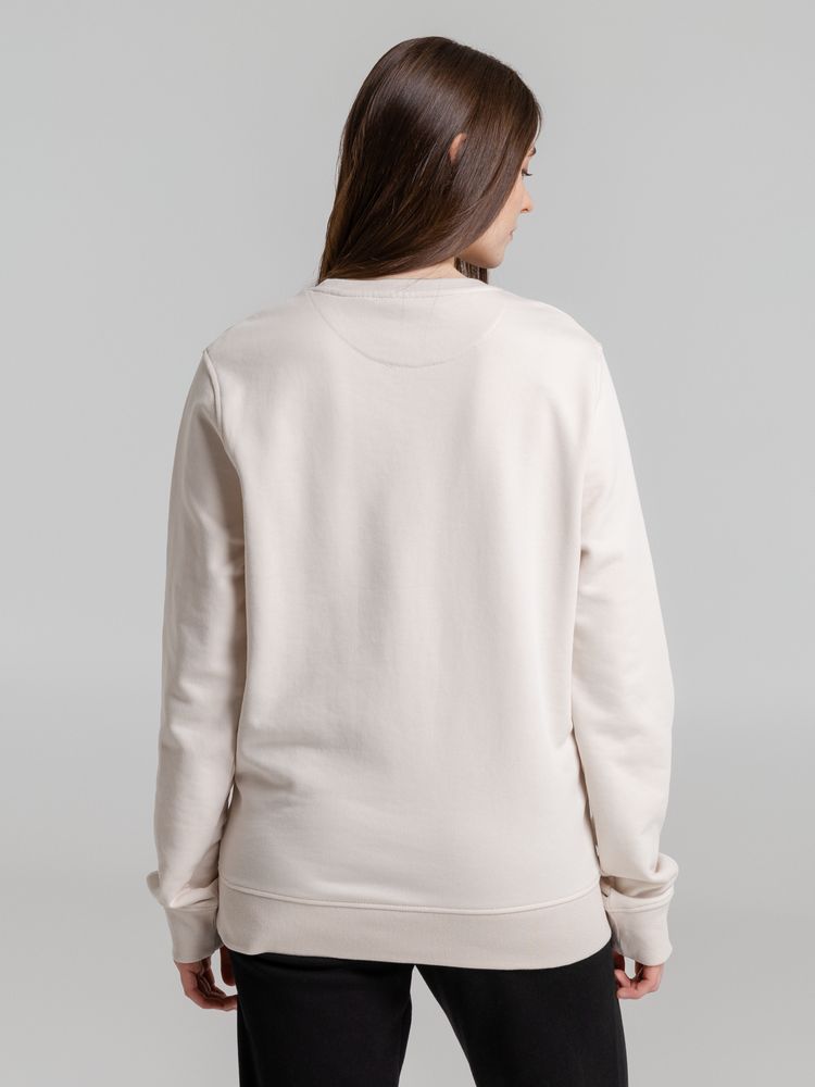 Свитшот унисекс BNC Inspire (Organic), молочно-белый — изображение 12