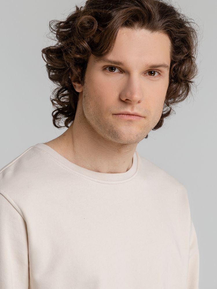 Свитшот унисекс BNC Inspire (Organic), молочно-белый — изображение 9