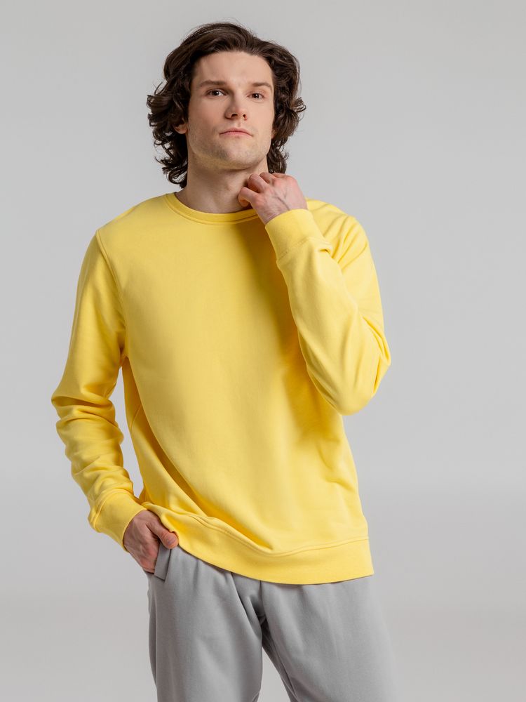 Свитшот унисекс BNC Inspire (Organic), желтый — изображение 6