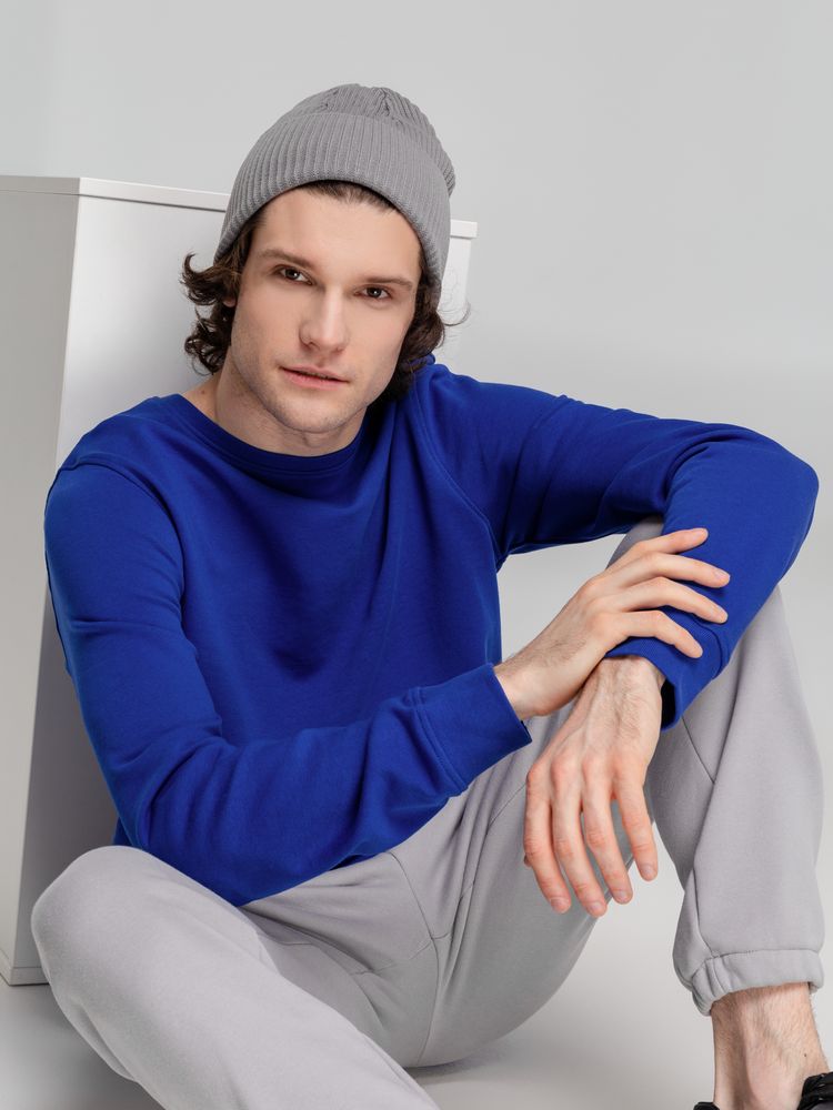 Свитшот унисекс BNC Inspire (Organic), ярко-синий — изображение 7