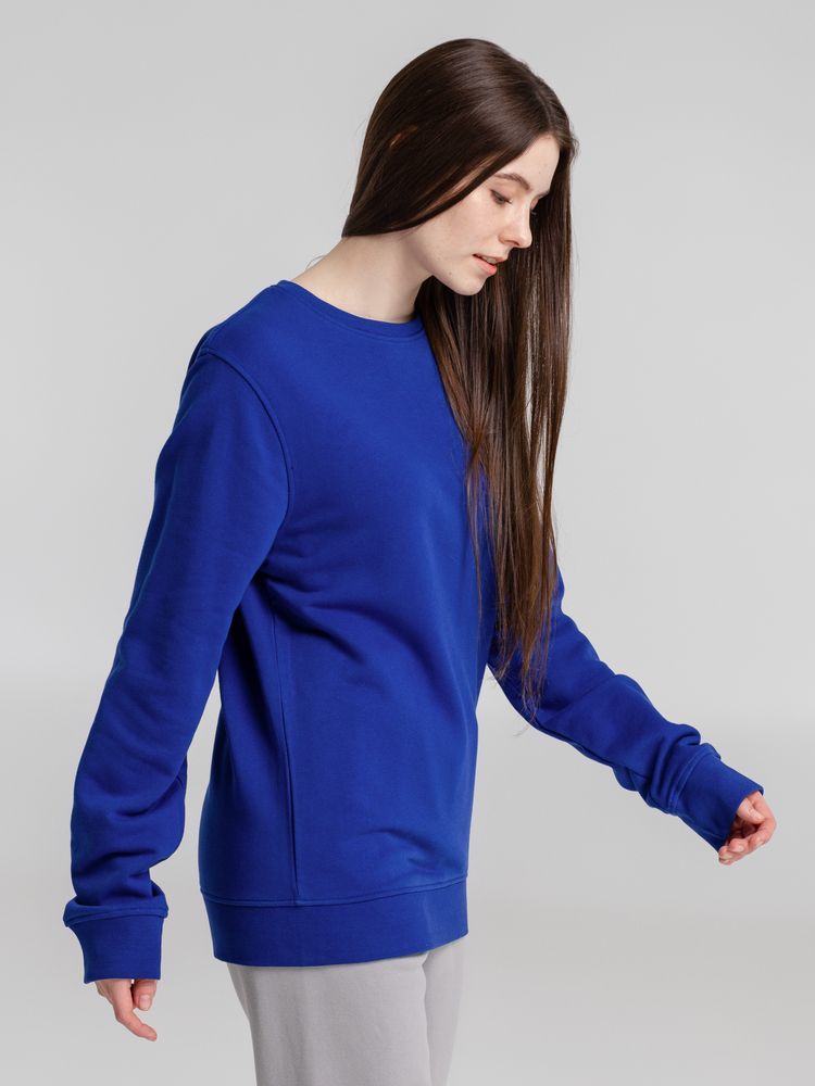 Свитшот унисекс BNC Inspire (Organic), ярко-синий — изображение 9