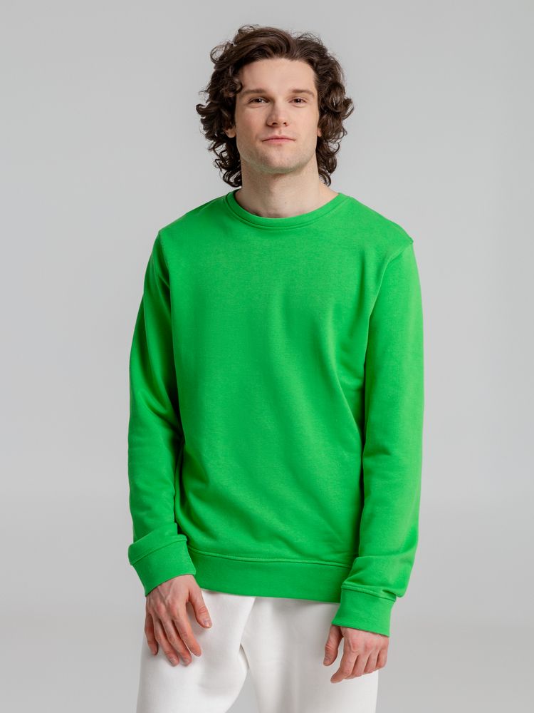 Свитшот унисекс BNC Inspire (Organic), зеленый — изображение 6