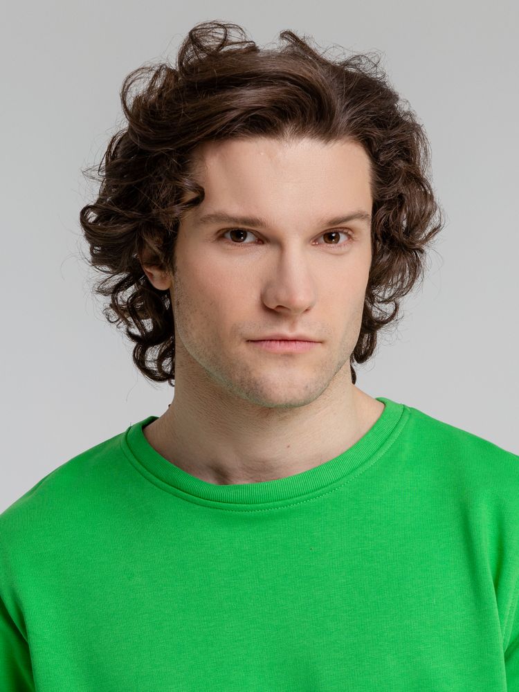 Свитшот унисекс BNC Inspire (Organic), зеленый — изображение 9