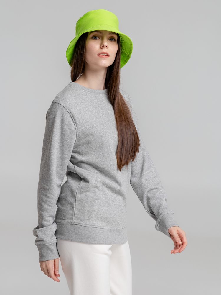 Свитшот унисекс BNC Inspire (Organic), серый меланж — изображение 12