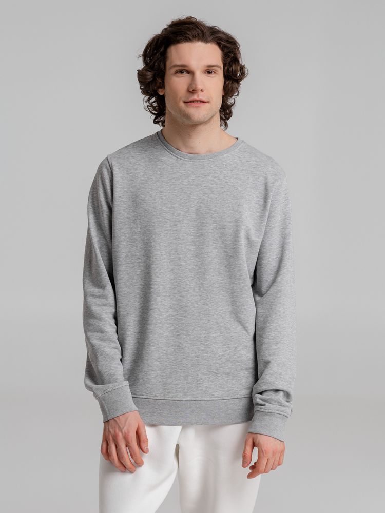 Свитшот унисекс BNC Inspire (Organic), серый меланж — изображение 6