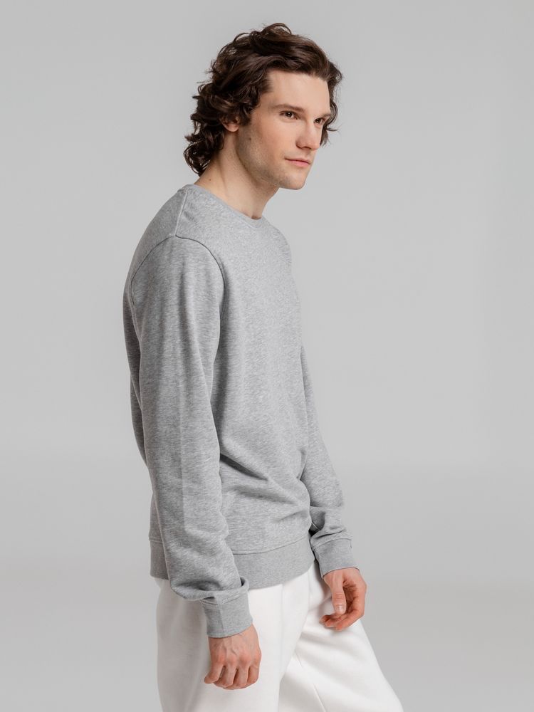 Свитшот унисекс BNC Inspire (Organic), серый меланж — изображение 7