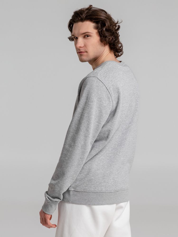 Свитшот унисекс BNC Inspire (Organic), серый меланж — изображение 8