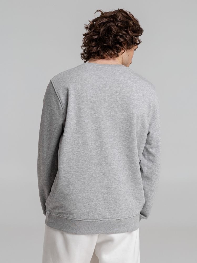Свитшот унисекс BNC Inspire (Organic), серый меланж — изображение 9