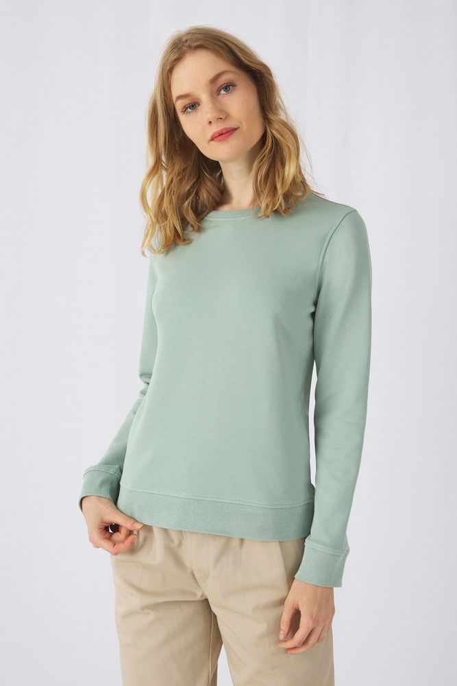 Свитшот женский BNC Inspire (Organic), красный — изображение 5