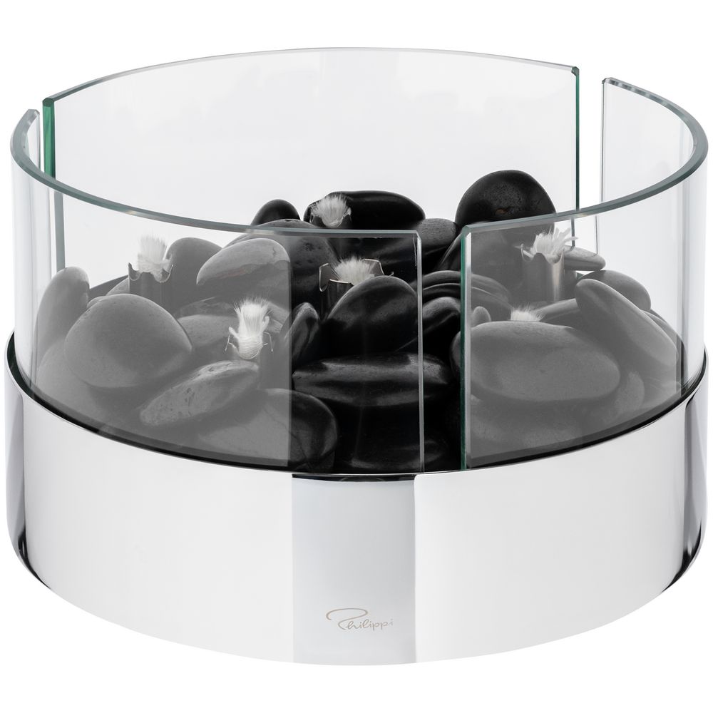 Настольный камин Magnifique с базальтовыми камнями, ver.2 — изображение 3