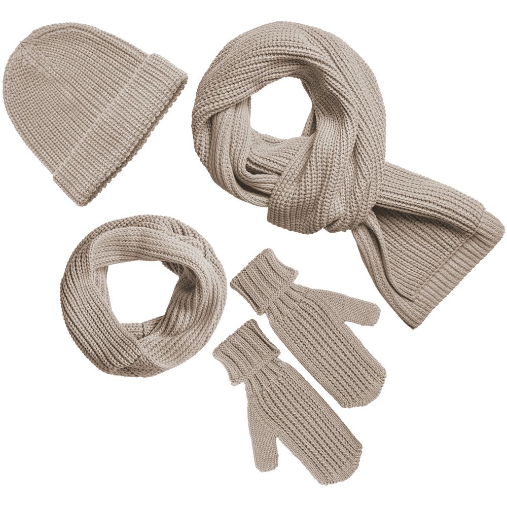 Варежки Nordkyn, бежевые — изображение 4