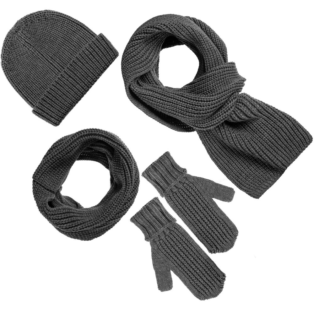 Варежки Nordkyn, серые — изображение 4