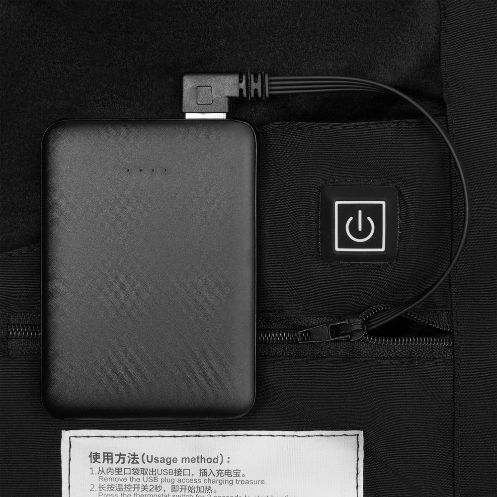 Куртка с подогревом Thermalli Pila, черная — изображение 7