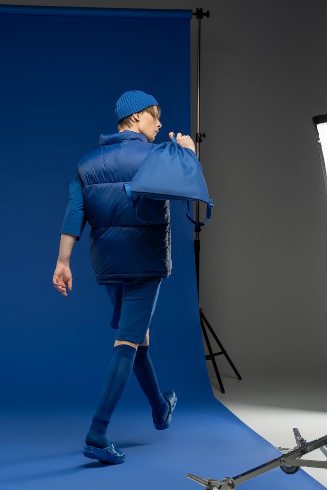 Основа для шопера-рюкзака B3, синяя — изображение 5