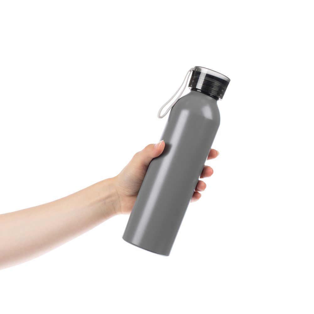 Бутылка для воды Brooke, матовая серая — изображение 5