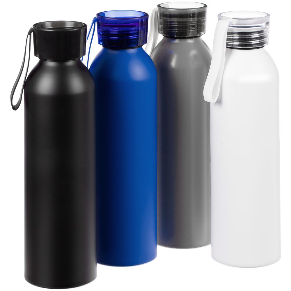 Бутылка для воды Brooke, матовая серая — изображение 6