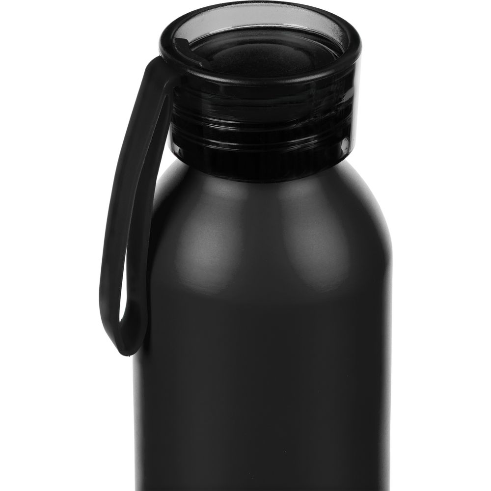 Бутылка для воды Brooke, матовая черная — изображение 4