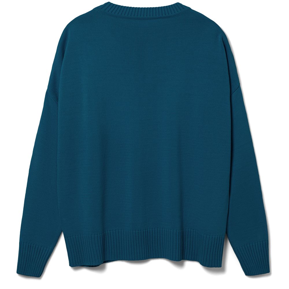 Джемпер оверсайз унисекс Stated в сумке, синий (морская волна) — изображение 3