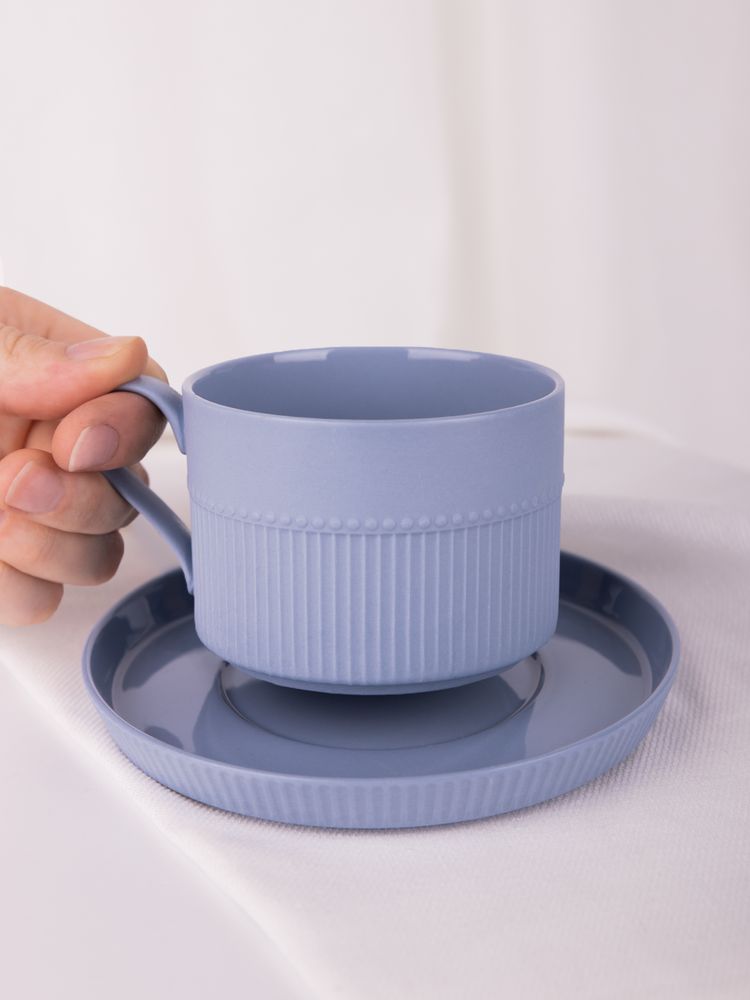 Чайная пара Pastello Moderno, голубая — изображение 8