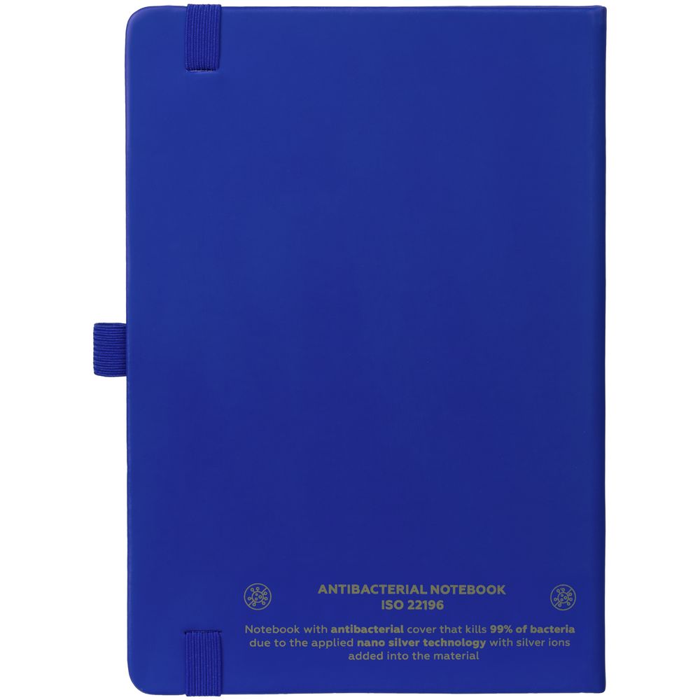 Блокнот Buffer с антибактериальным покрытием, синий — изображение 3
