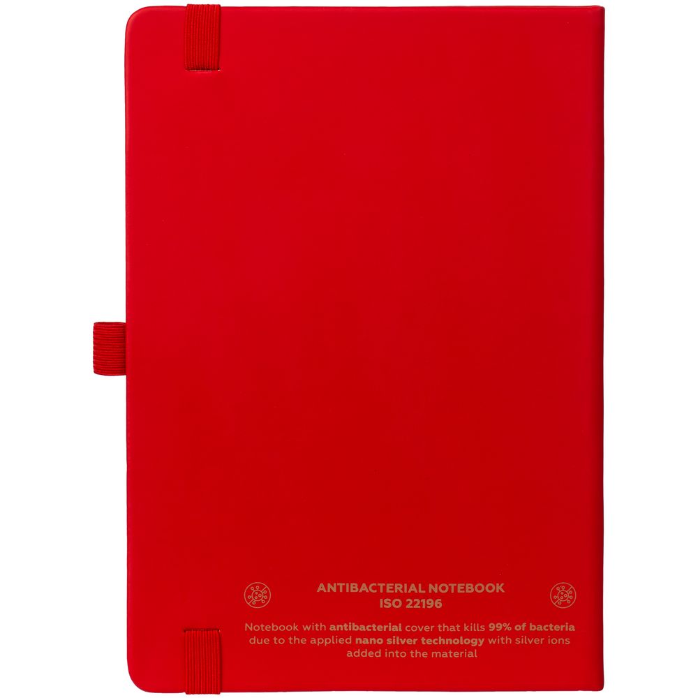 Блокнот Buffer с антибактериальным покрытием, красный — изображение 3