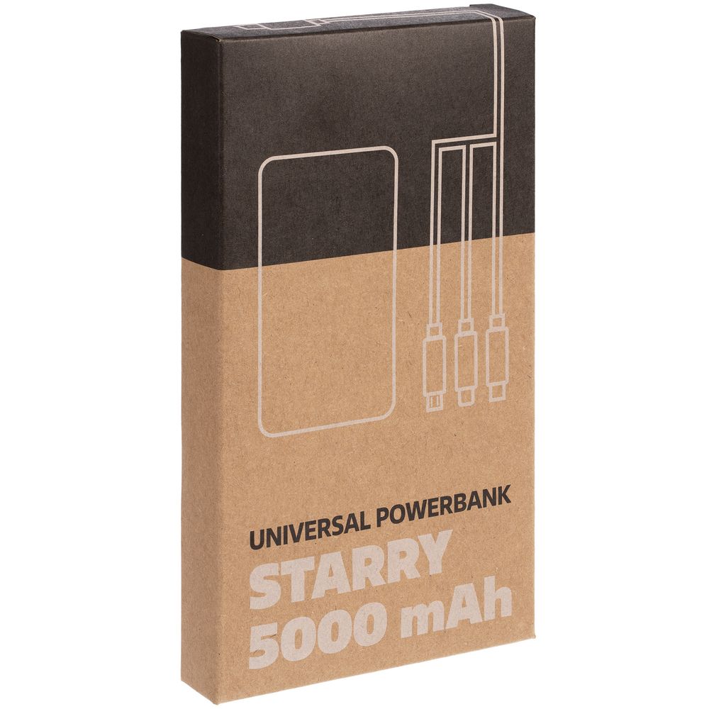 Аккумулятор Uniscend Starry с подсветкой, 5000 мАч, черный — изображение 6