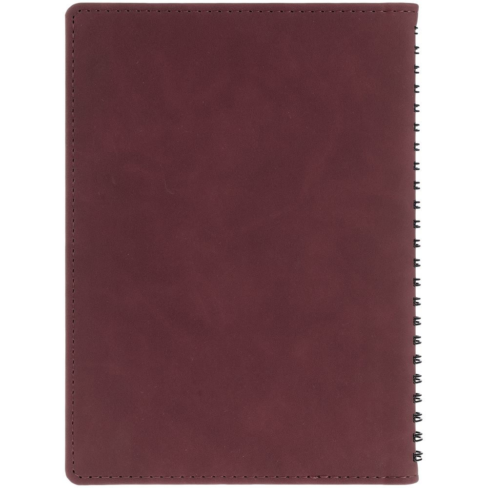 Ежедневник Spring Urban на заказ, недатированный, бордовый — изображение 5